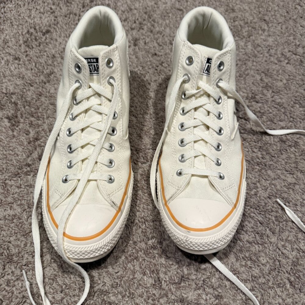 Converse Chuck Taylor Mens 13 Off White Egret All Star Malden Street Mid Gum - Picture 3 of 9